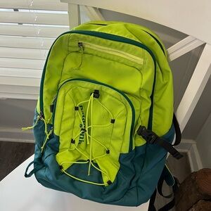 Patagonia Lime and Teal Two-Tone Daypack